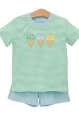 Trotter Street Kids TSS26 Triple Scoop Short Set