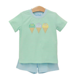 Trotter Street Kids Triple Scoop Short Set