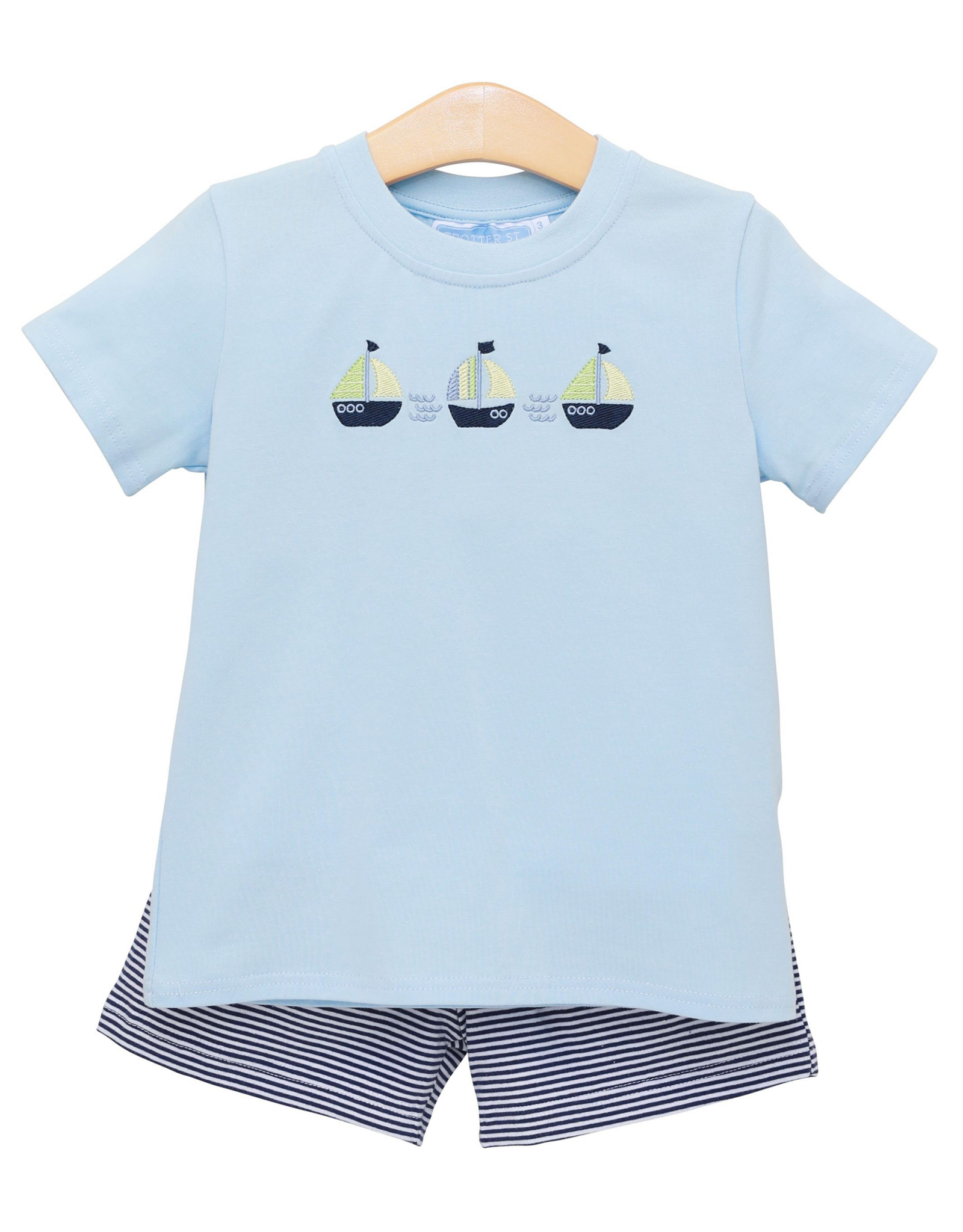 Trotter Street Kids TSS26 Set Sail Short Set
