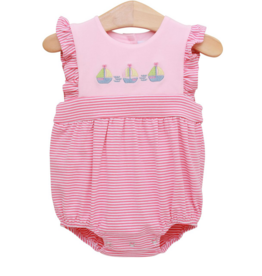 Trotter Street Kids Set Sail Ruffle Sunsuit