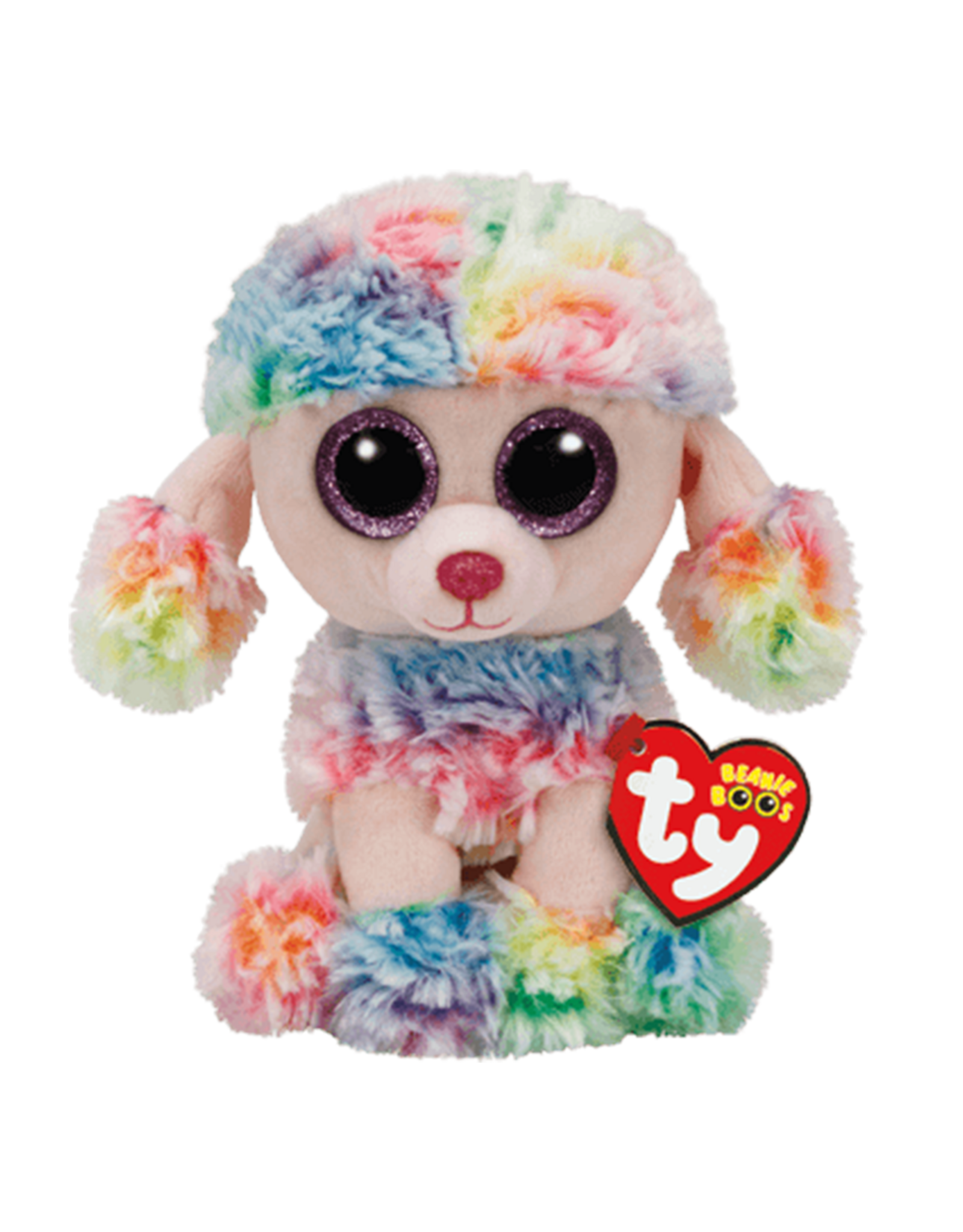 Ty Inc Ty Rainbow Multi Poodle