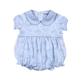 Baby Loren Blue Toile Bubble