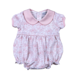 Baby Loren Pink Toile Bubble