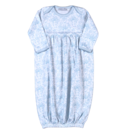 Baby Loren Blue Toile Gown