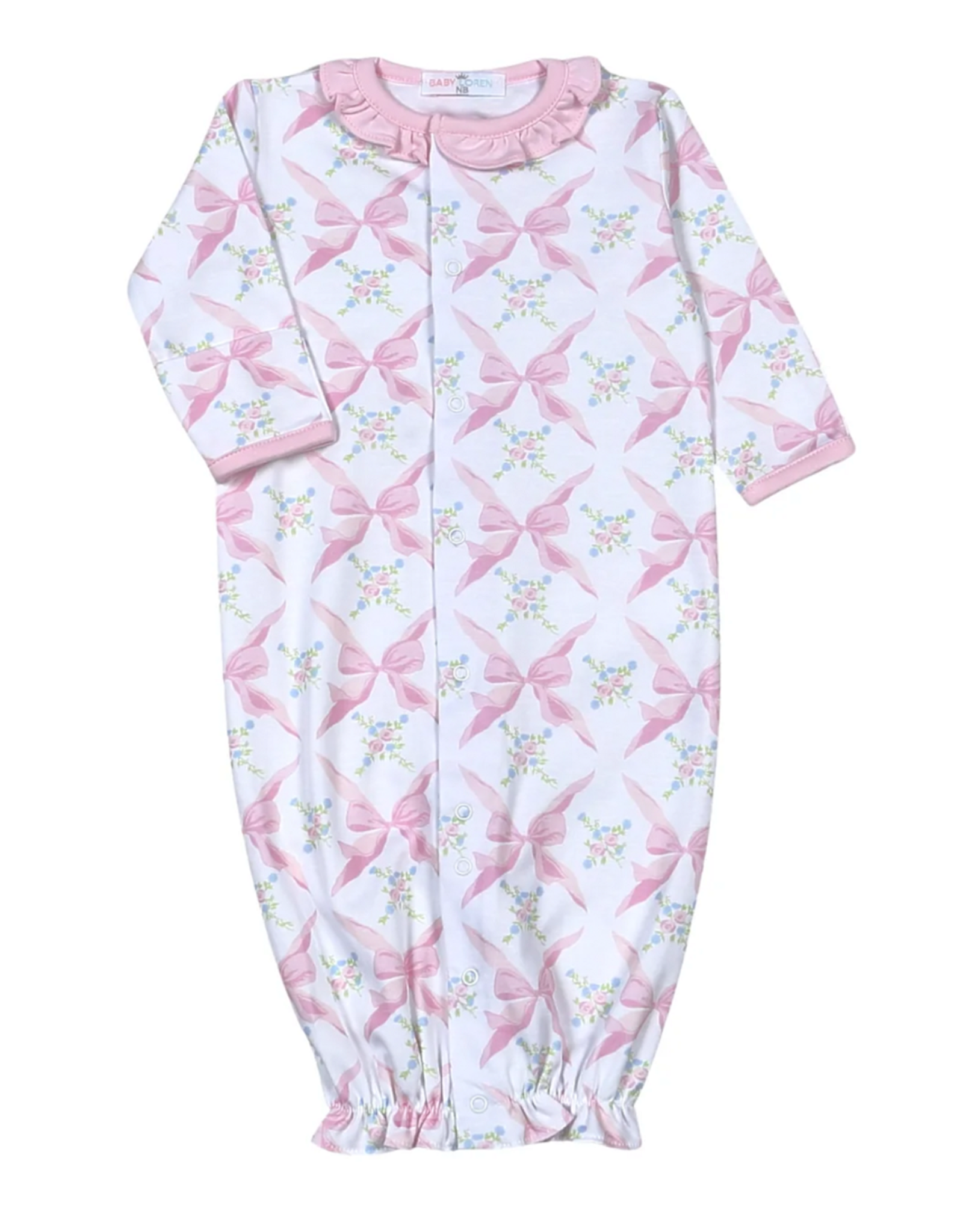 Baby Loren BOW-211 Pink Bows Converter Gown