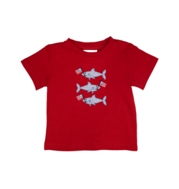 Three Sisters Patriotic Shark Shirt