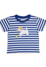 Luigi S26 Royal Stripe Dog w/Ball Shirt