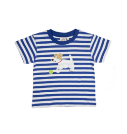 Luigi Royal Stripe Dog w/Ball Shirt