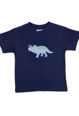Luigi S26 Navy Triceratops Shirt