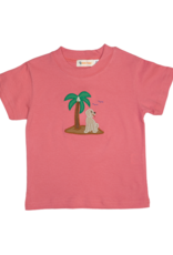 Luigi S26 Salmon Lab/Palm Tree Shirt