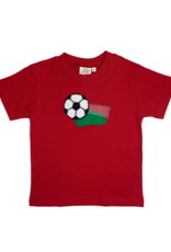 Luigi S26 Red Soccer Ball/Net Shirt