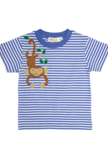 Luigi S26 Chambray Stripe Monkey Shirt
