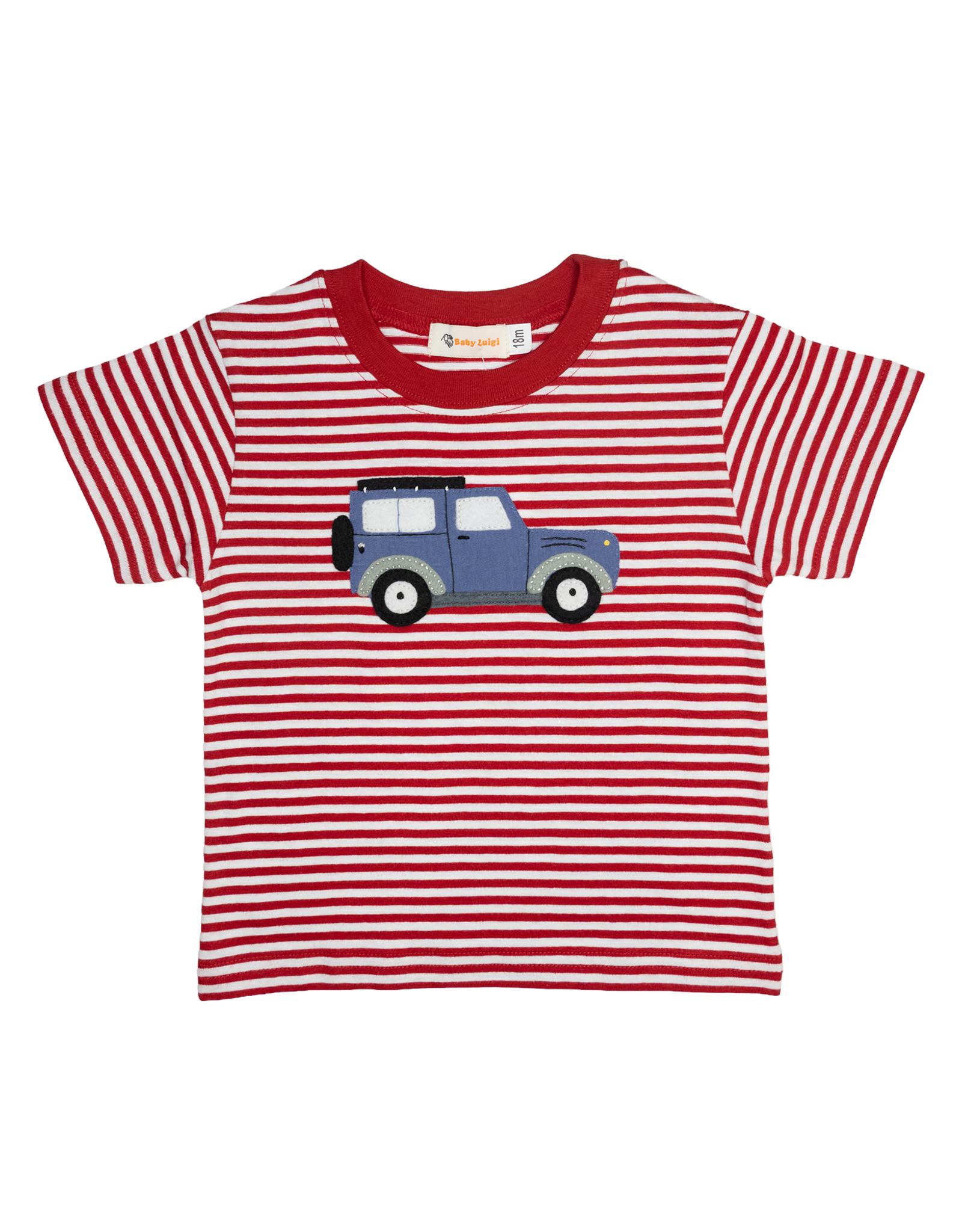Luigi S26 Red Stripe Jeep Shirt