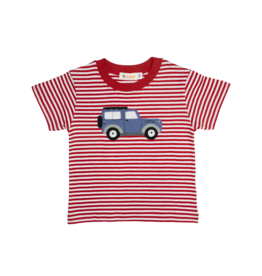 Luigi Red Stripe Jeep Shirt