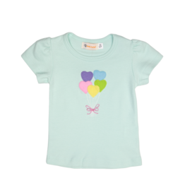 Luigi Light Jade Heart Balloons Shirt