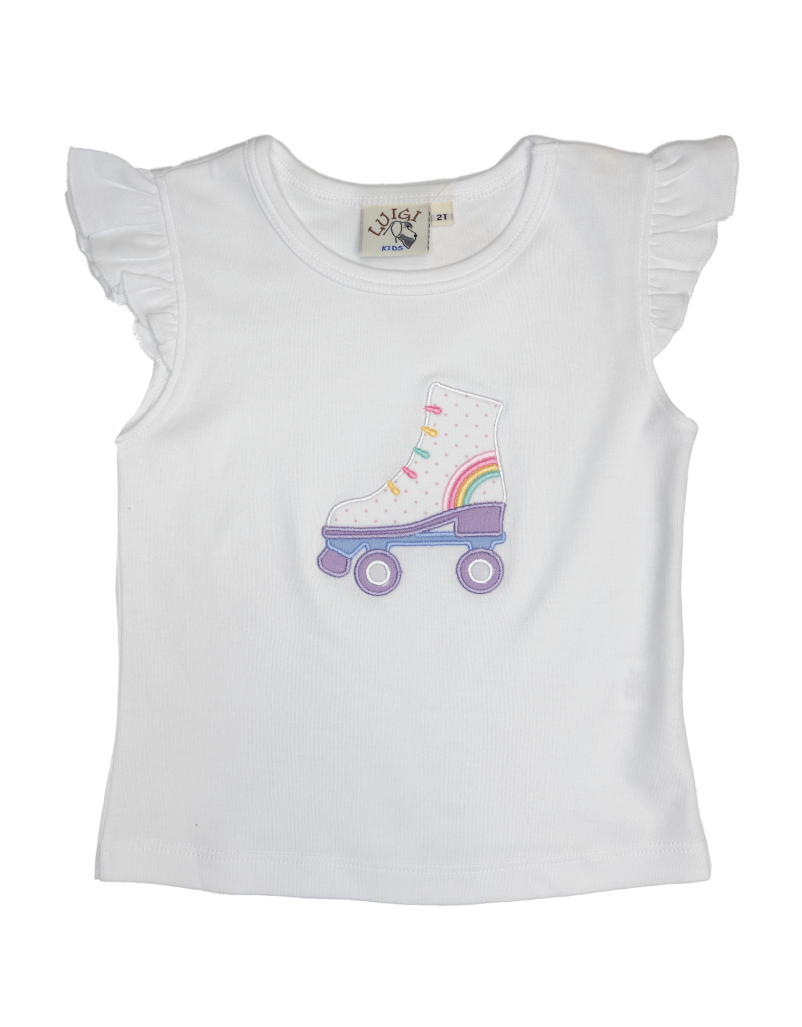 Luigi S26 Rainbow Roller Skate Shirt