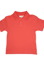 Luigi TP049 S/S Solid Polo Salmon 164