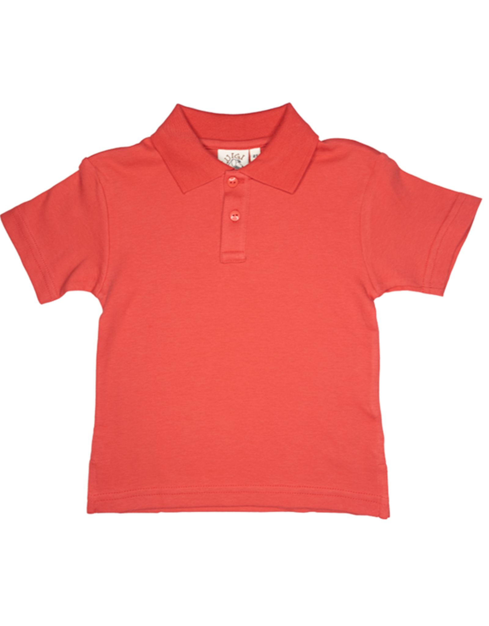 Luigi TP049 S/S Solid Polo Salmon 164