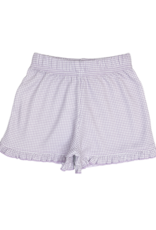 Luigi ISH007P Gingham Ruffle Short Lavender