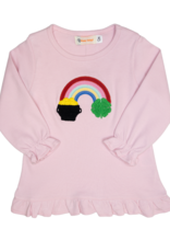 Luigi S26 Ruffle Shirt Pink Pot of Gold