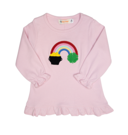 Luigi Ruffle Shirt Pink Pot of Gold