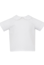 Petit Bebe 490SS White Woven Peter Pan Shirt