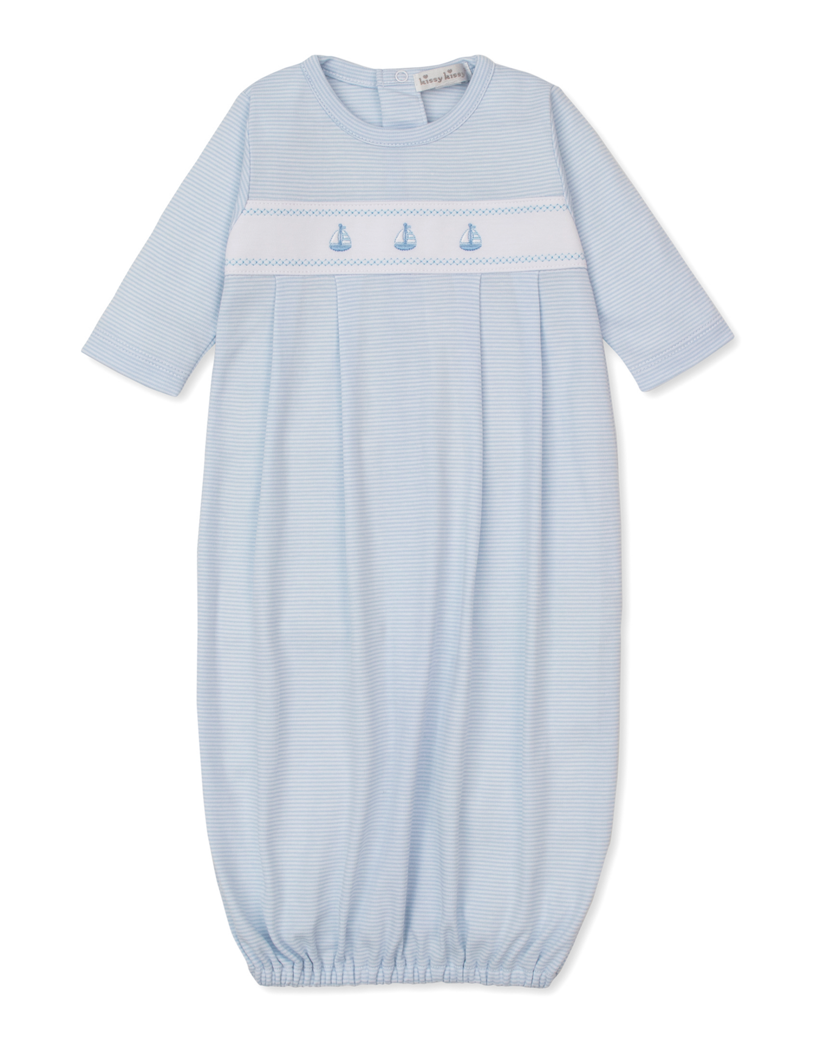 Kissy Kissy Classic Treasures Sack Blue Sailboats