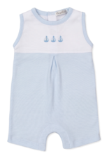 Kissy Kissy Classic Treasures Short Playsuit Blue Sailboats