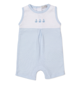 Kissy Kissy Classic Treasures Short Playsuit Blue Sailboats