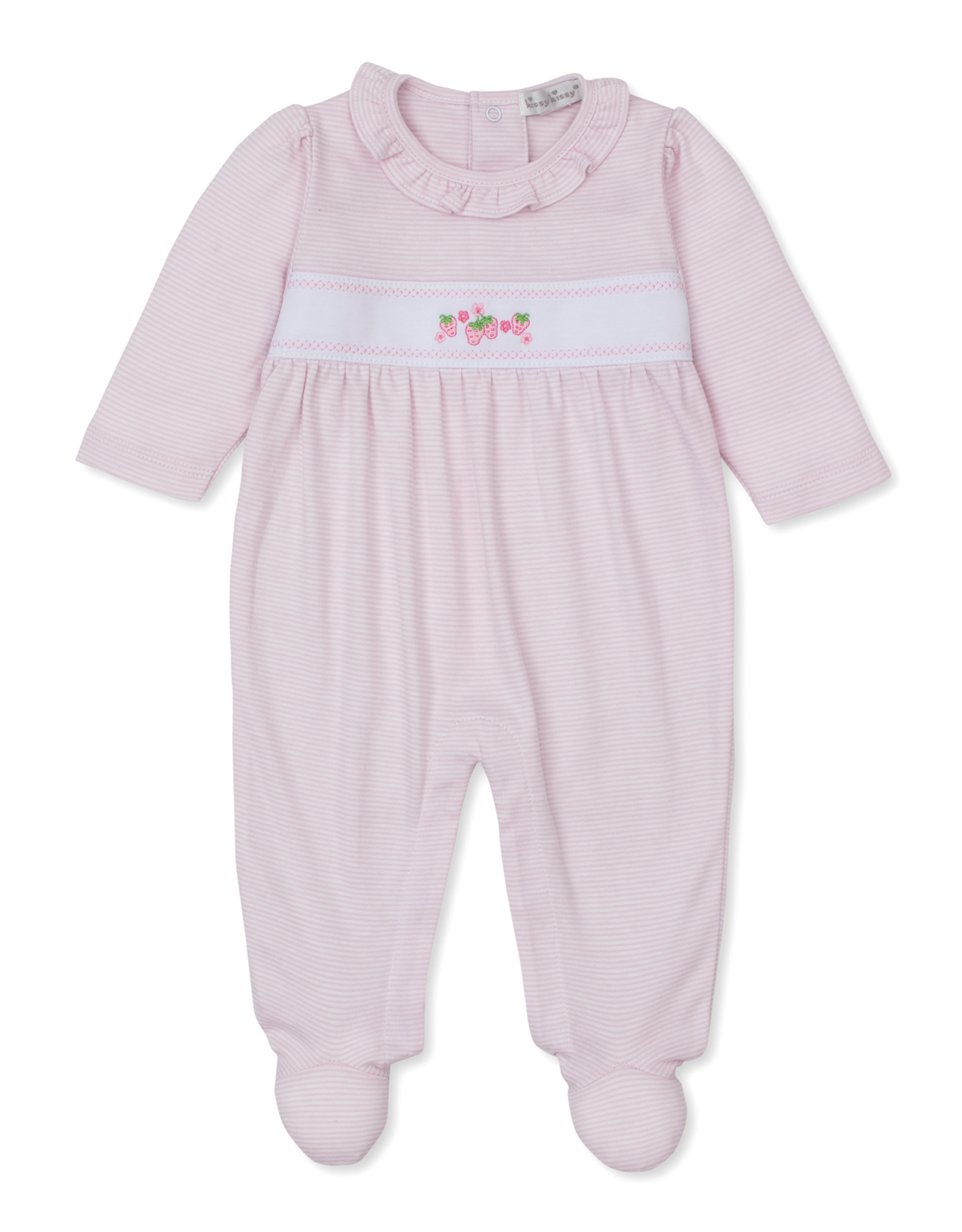Kissy Kissy Classic Treasures Footie Pink Strawberries