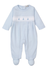 Kissy Kissy Classic Treasures Footie Blue Sailboats