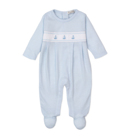Kissy Kissy Classic Treasures Footie Blue Sailboats