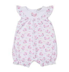 Kissy Kissy Whale Pods Playsuit Pink