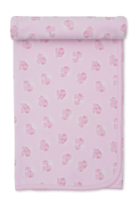 Kissy Kissy Puppy Family Blanket Pink