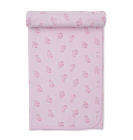 Kissy Kissy Puppy Family Blanket Pink