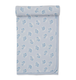 Kissy Kissy Puppy Family Blanket Blue