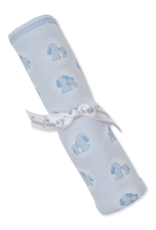 Kissy Kissy Puppy Family Blanket Blue