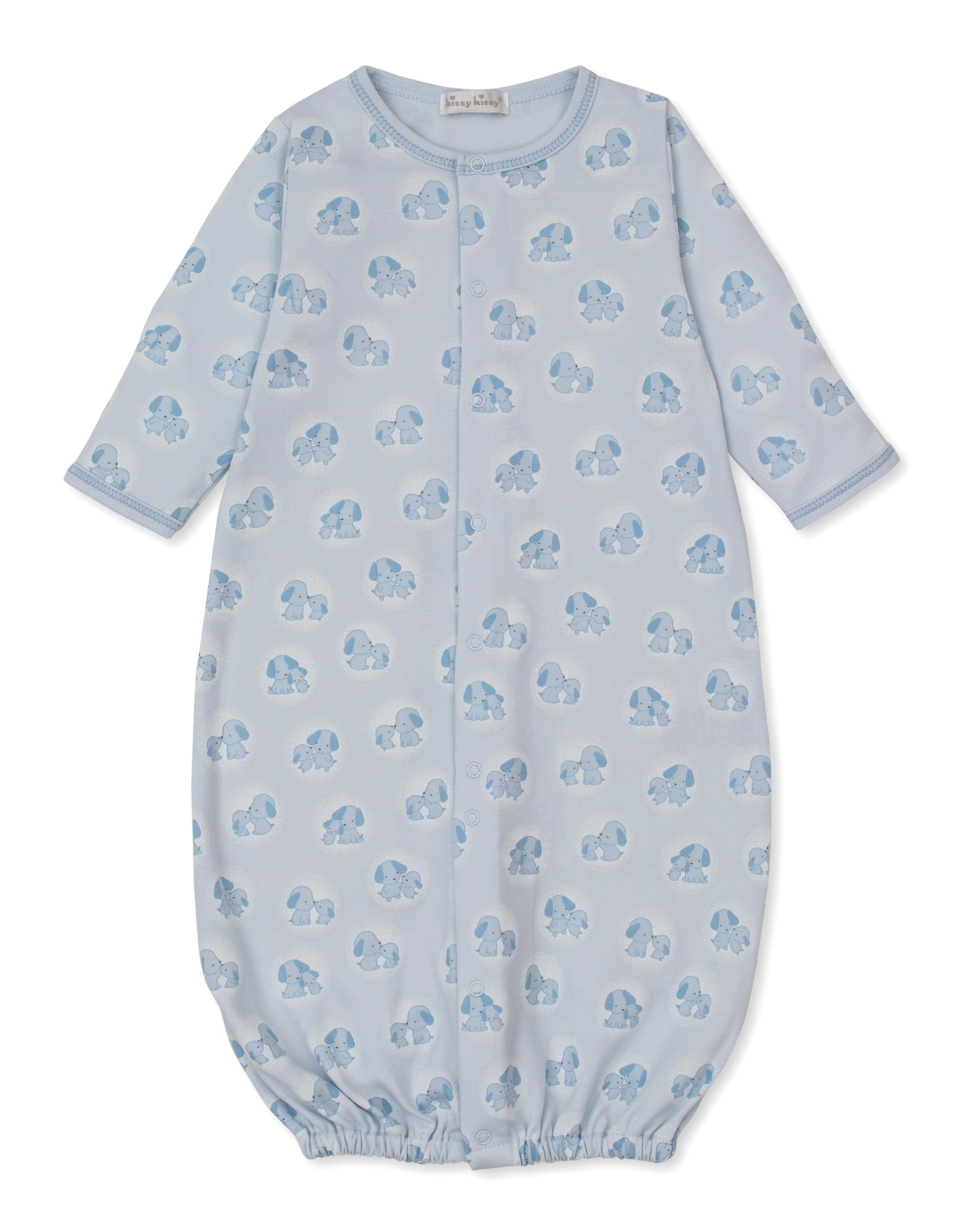 Kissy Kissy Puppy Family Converter Gown Blue