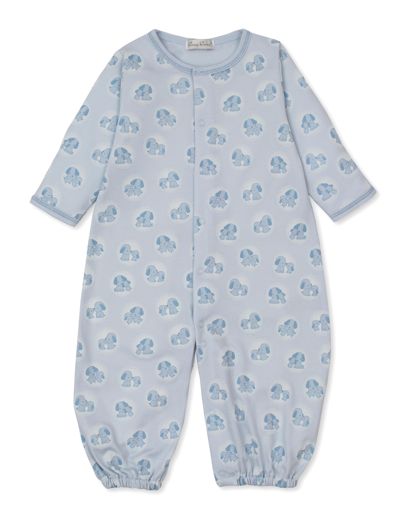 Kissy Kissy Puppy Family Converter Gown Blue