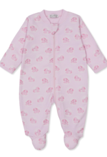 Kissy Kissy Puppy Family Zip Footie Pink