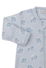 Kissy Kissy Puppy Family Zip Footie Blue