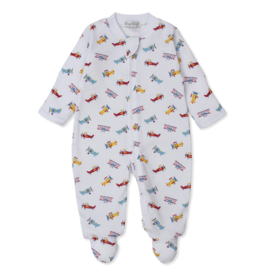 Kissy Kissy Let's Fly Away Zip Footie