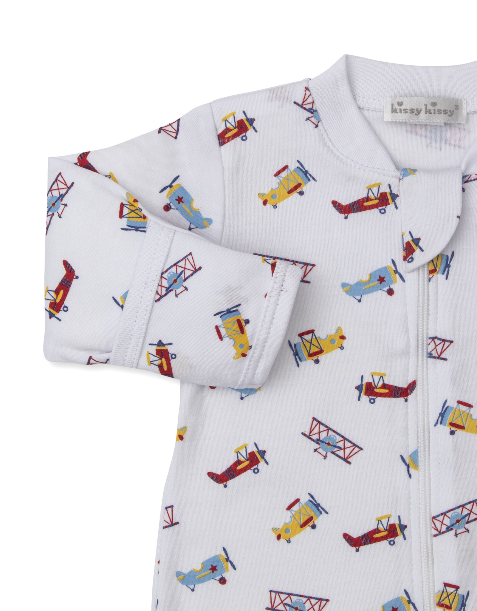 Kissy Kissy Let's Fly Away Zip Footie