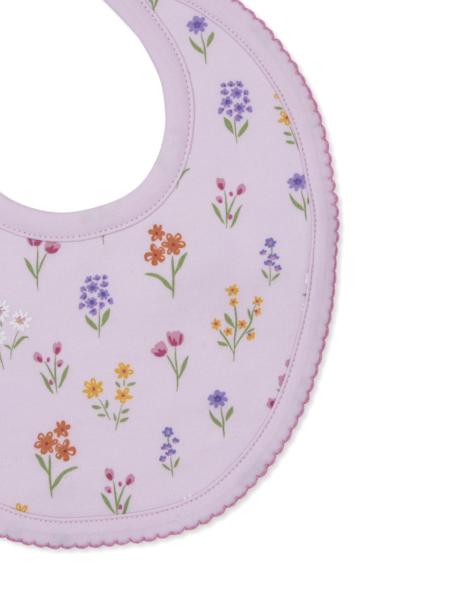 Kissy Kissy Summer Wildflowers Bib
