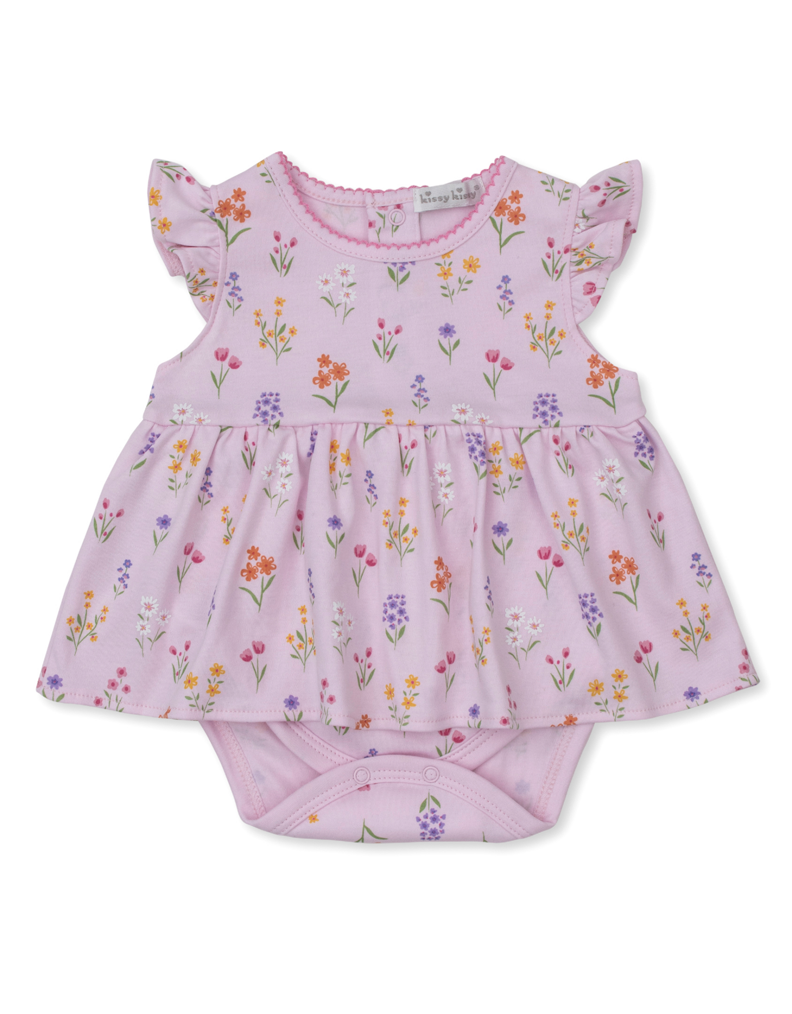 Kissy Kissy Summer Wildflowers Bodysuit Dress