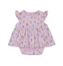 Kissy Kissy Summer Wildflowers Bodysuit Dress