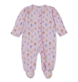 Kissy Kissy Summer Wildflowers Zip Footie