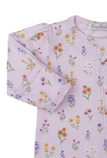 Kissy Kissy Summer Wildflowers Zip Footie