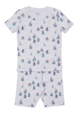Kissy Kissy Red, White, Blue Regatta  2pc Short PJ
