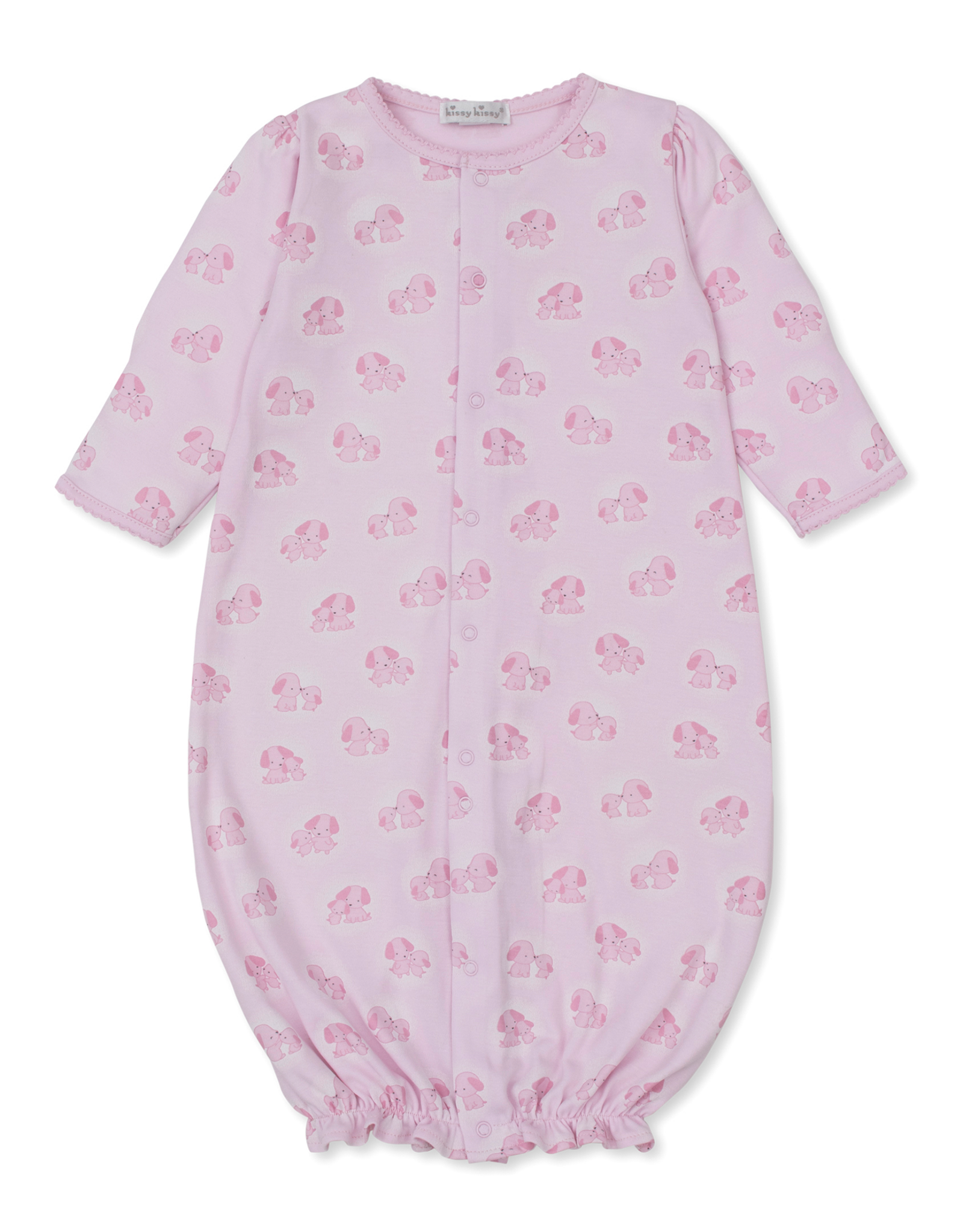 Kissy Kissy Puppy Family Converter Gown Pink
